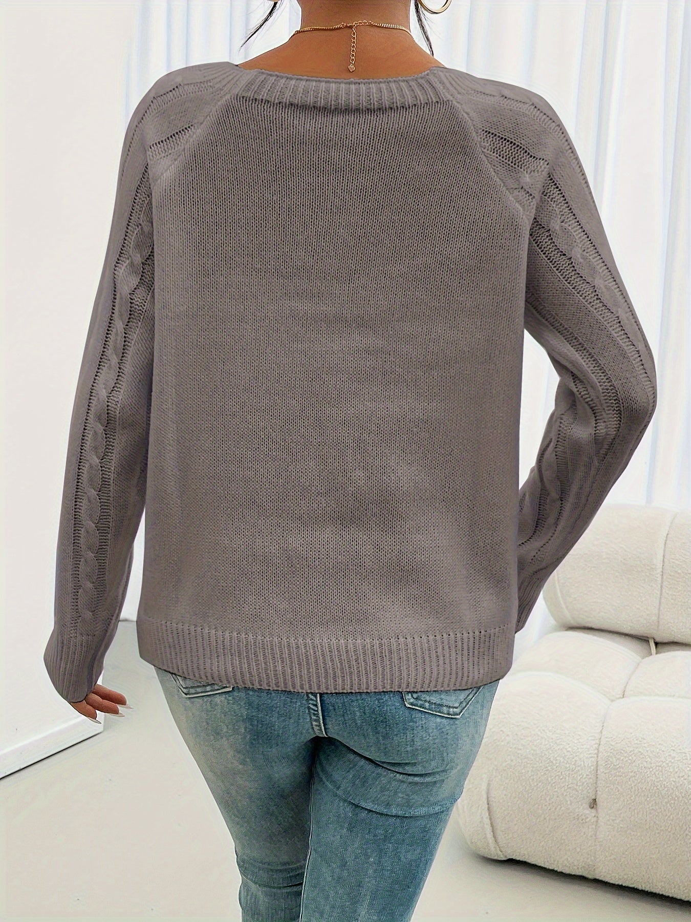 Pull à col rond - Projet Paris - Simplicité et confort - Parfait pour un look décontracté