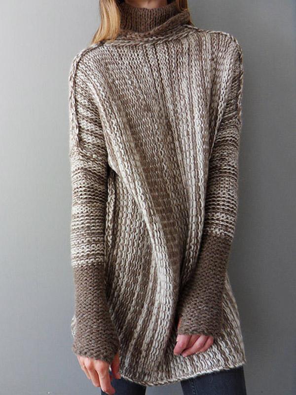 Pull à col haut pour femmes - Confort et chaleur - Projet Paris - Parfait pour l'hiver avec style