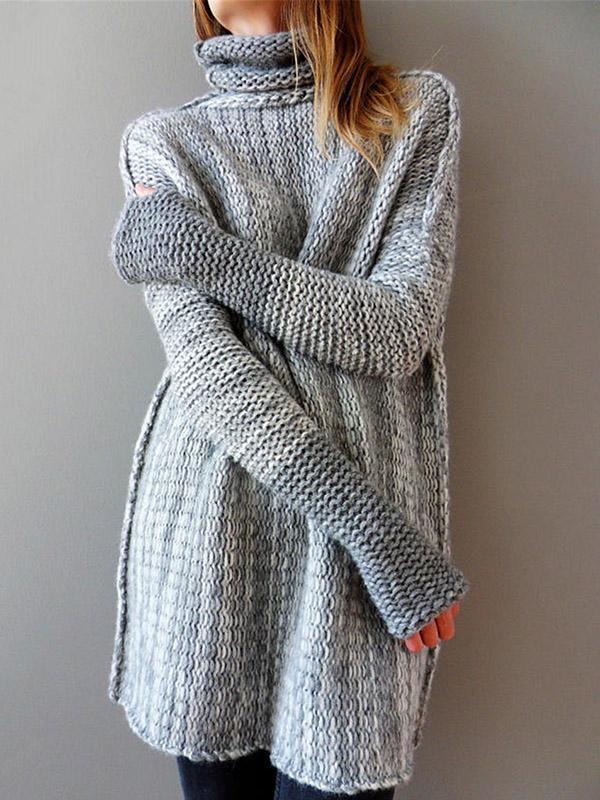 Pull à col haut pour femmes - Confort et chaleur - Projet Paris - Parfait pour l'hiver avec style