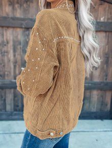 Veste streetwear en corduroy - Moderne et stylée - Projet Paris - Idéale pour un look urbain