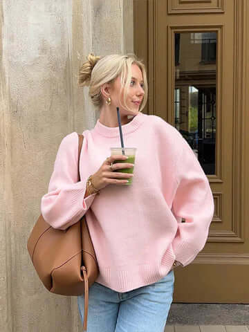 Pull à col rond pour femmes - Confort et simplicité - Projet Paris - Un basique essentiel à avoir