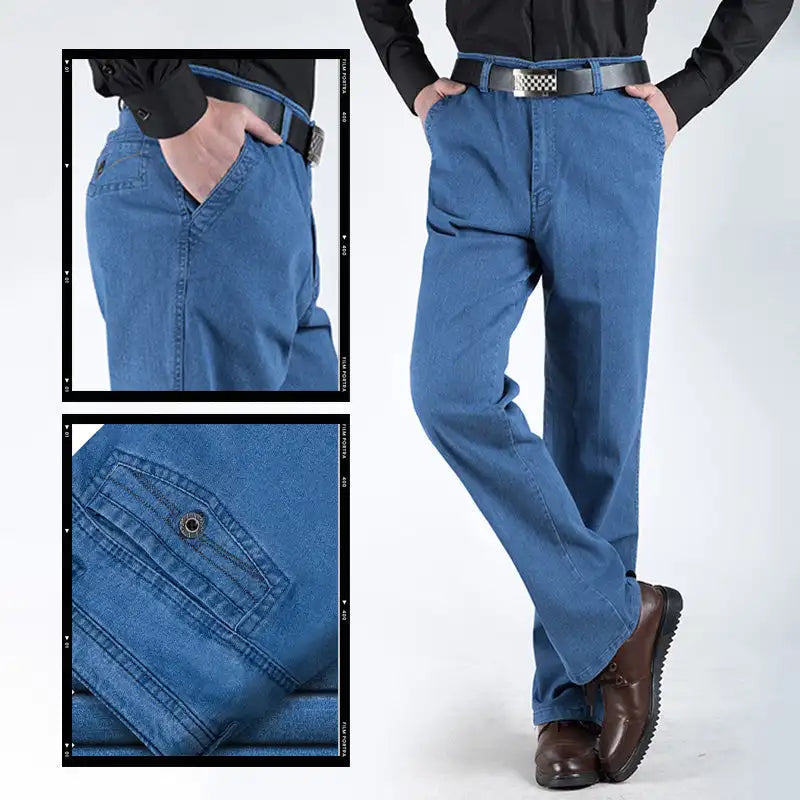 Jeans droits à taille haute pour homme – Projet Paris – Confort et coupe moderne