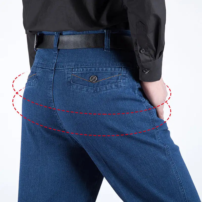 Jeans droits à taille haute pour homme – Projet Paris – Confort et coupe moderne