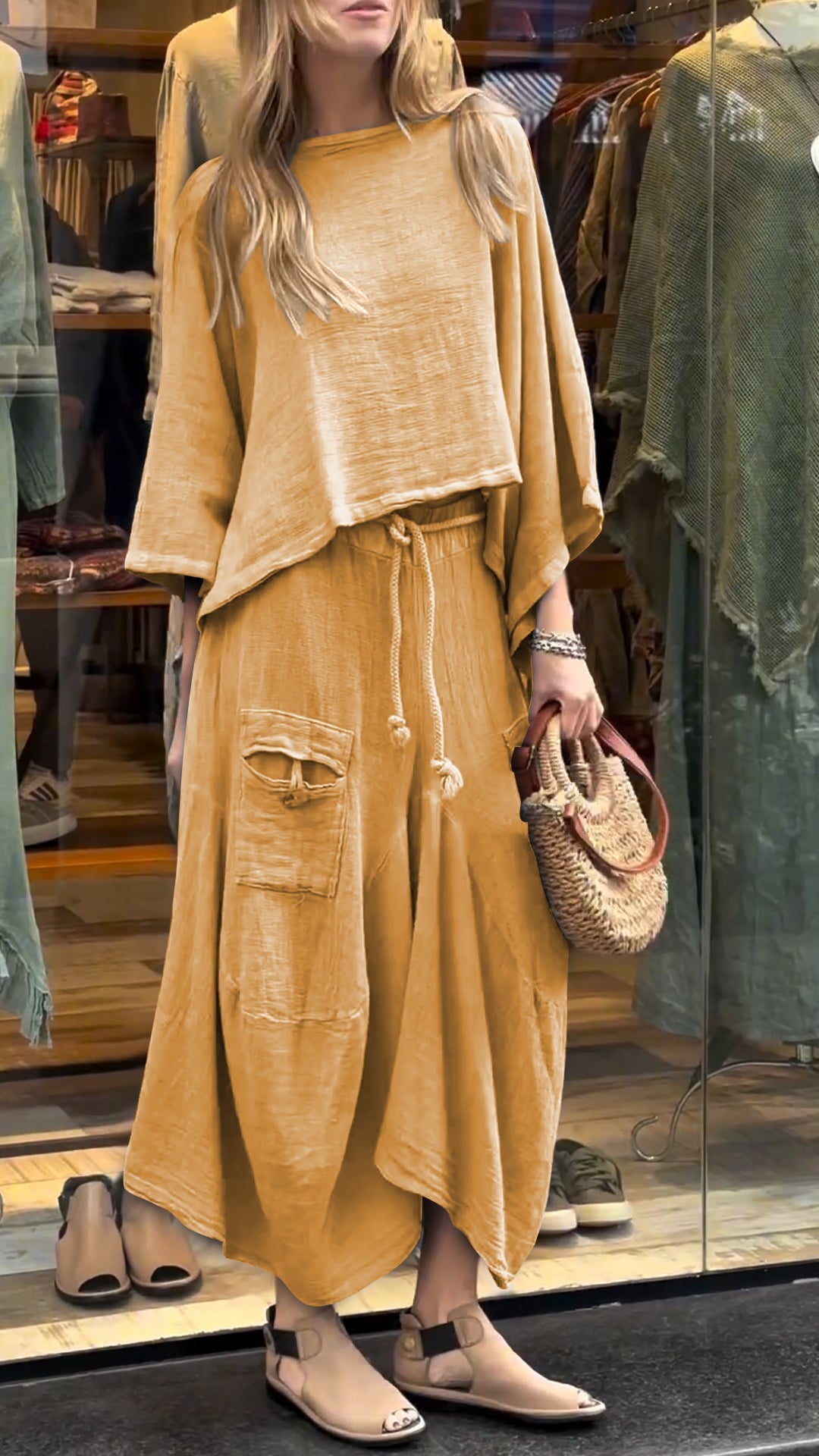 Ensemble Casual en Mélange de Coton – Projet Paris – Confort et sophistication