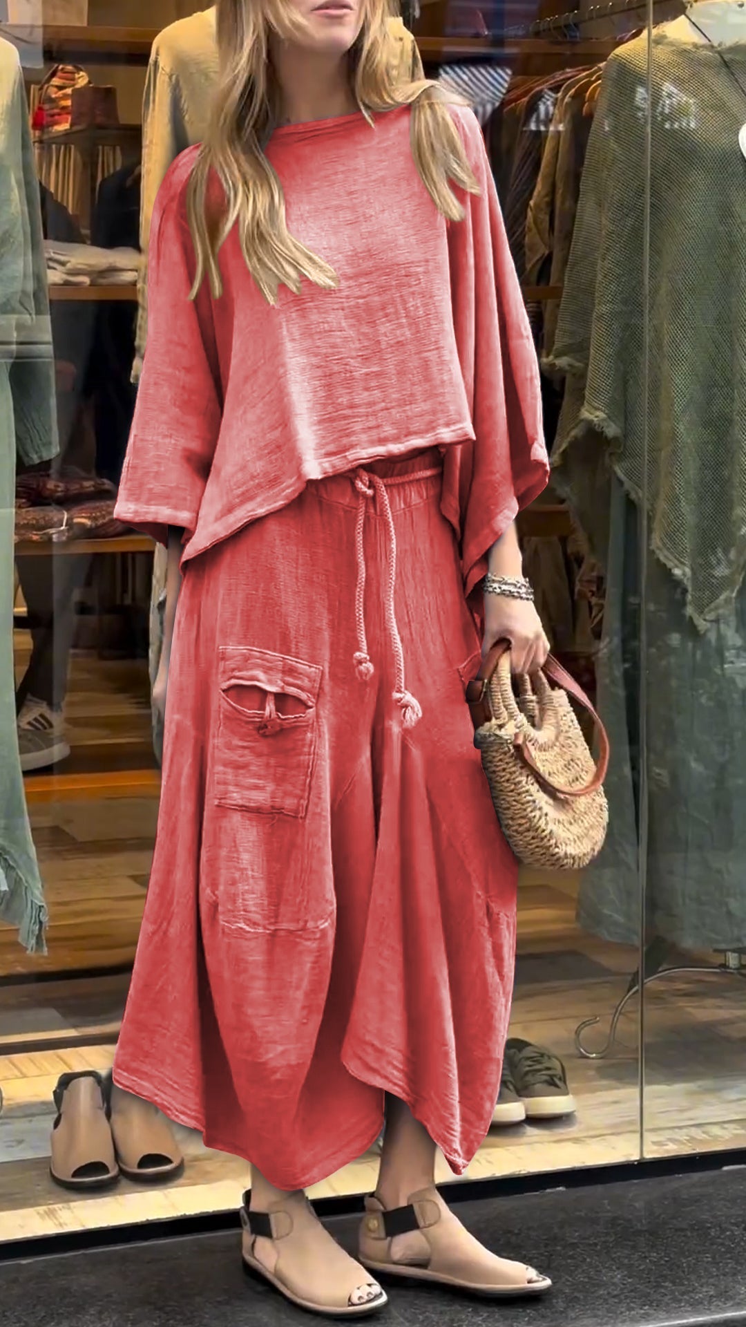Ensemble Casual en Mélange de Coton – Projet Paris – Confort et sophistication