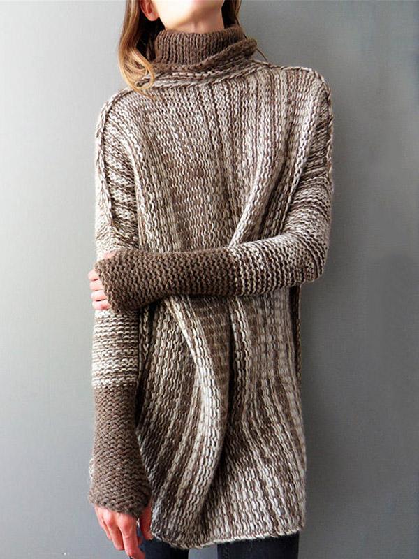 Pull à col haut pour femmes - Confort et chaleur - Projet Paris - Parfait pour l'hiver avec style