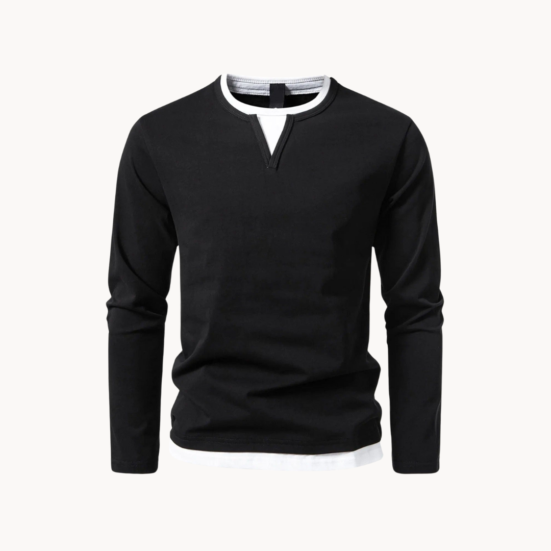 Chemise à manches longues moderne – Design contemporain – Projet Paris – Élégance décontractée