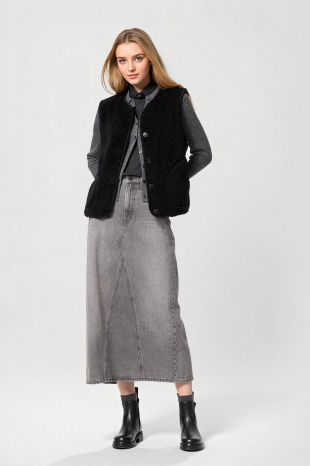 Gilet style essentiel - Confort et polyvalence - Projet Paris - Élégant et pratique