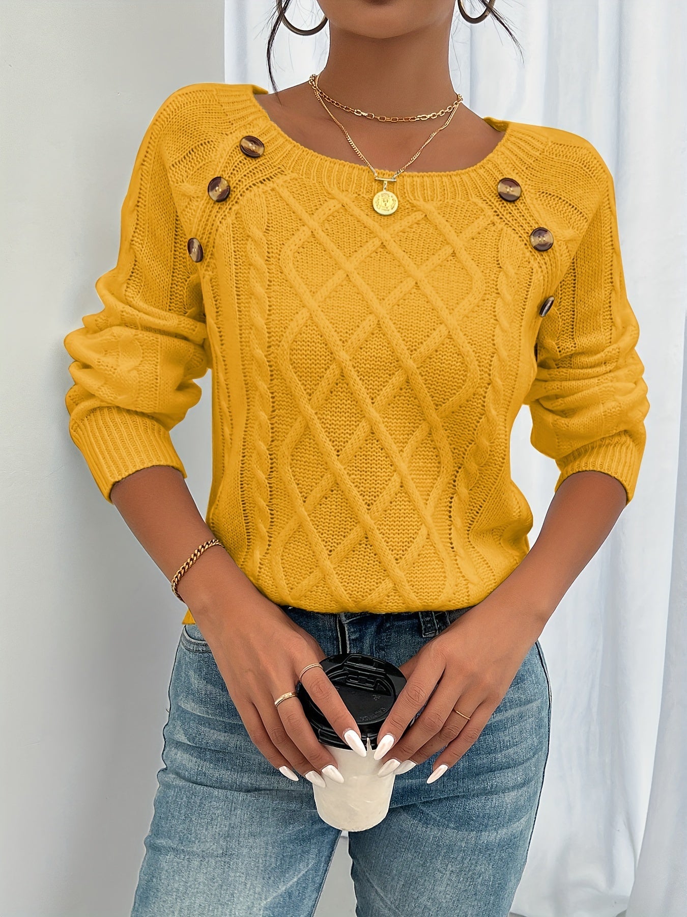 Pull à col rond - Projet Paris - Simplicité et confort - Parfait pour un look décontracté