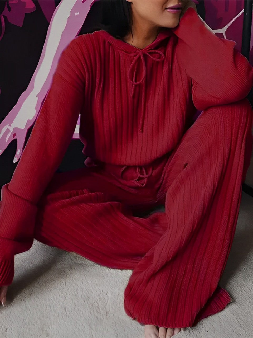 Ensemble d'automne douillet pour femmes - Projet Paris - Confort et chaleur