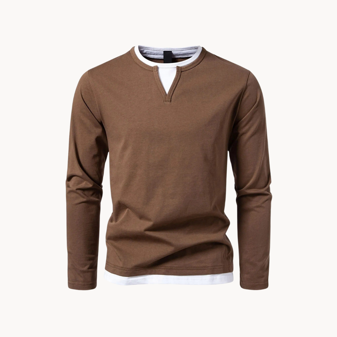 Chemise à manches longues moderne – Design contemporain – Projet Paris – Élégance décontractée