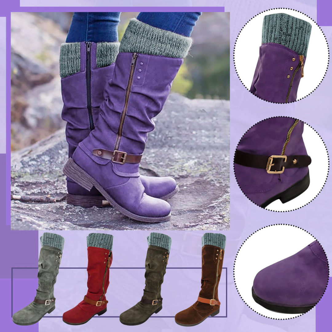 BlissStep - Bottes chaudes hauteur mollet - Pour femmes - Projet Paris - Confort et chaleur