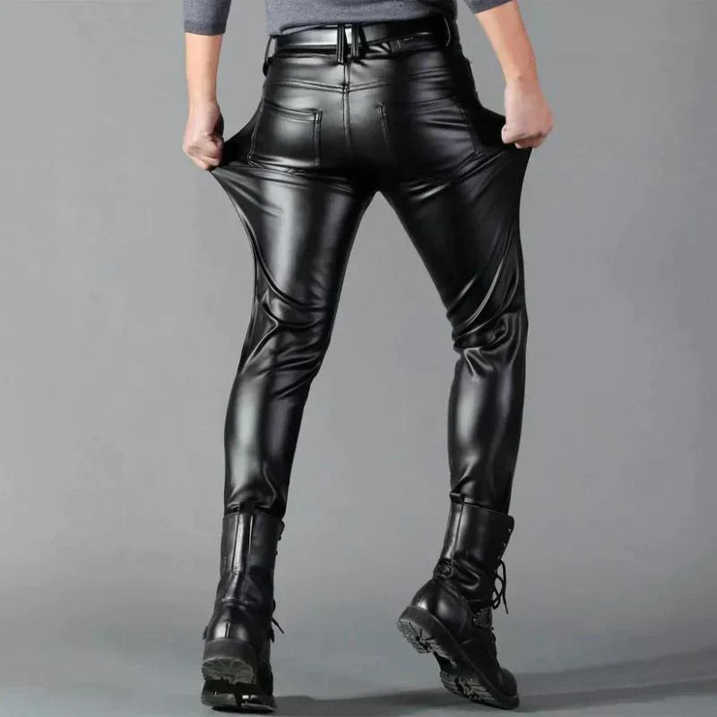 Pantalon cuir homme élégant Orson™ – Projet Paris – Touche luxueuse et moderne
