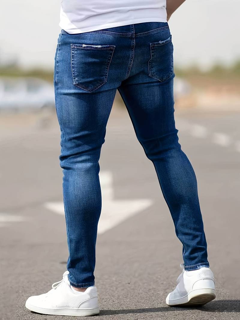 Jean déchiré homme moderne – Projet Paris – Coupe slim tendance et confort