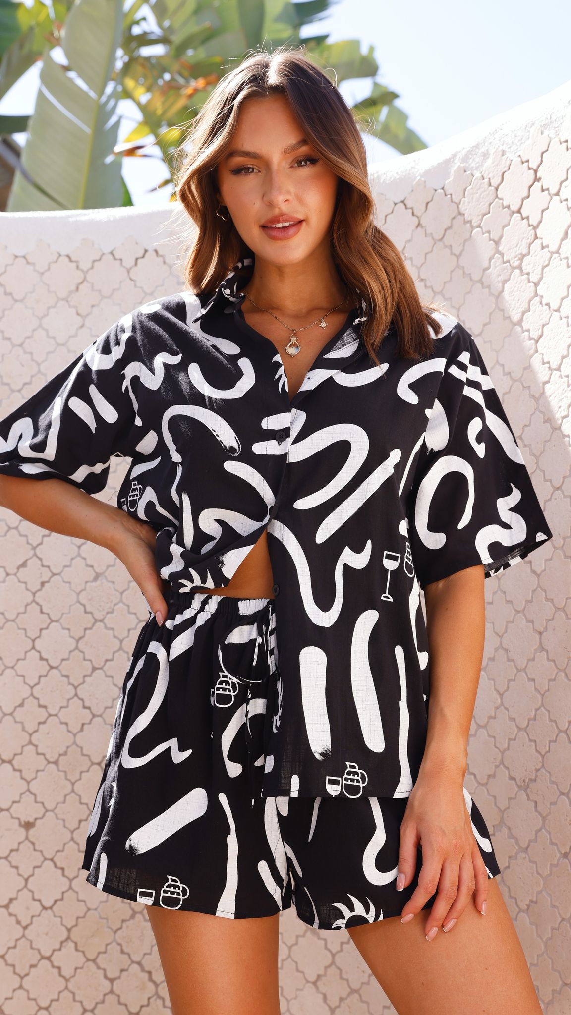 Chemise d'Été Femme Boutonnée – Projet Paris – Style intemporel – Légère et respirante