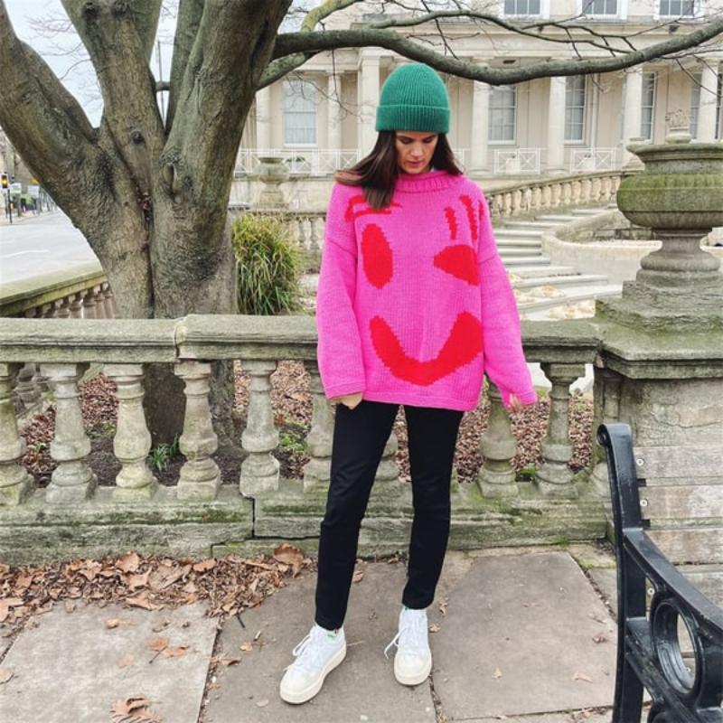 Pull boho oversized automne 2024 pour femmes - Projet Paris - Confort et style