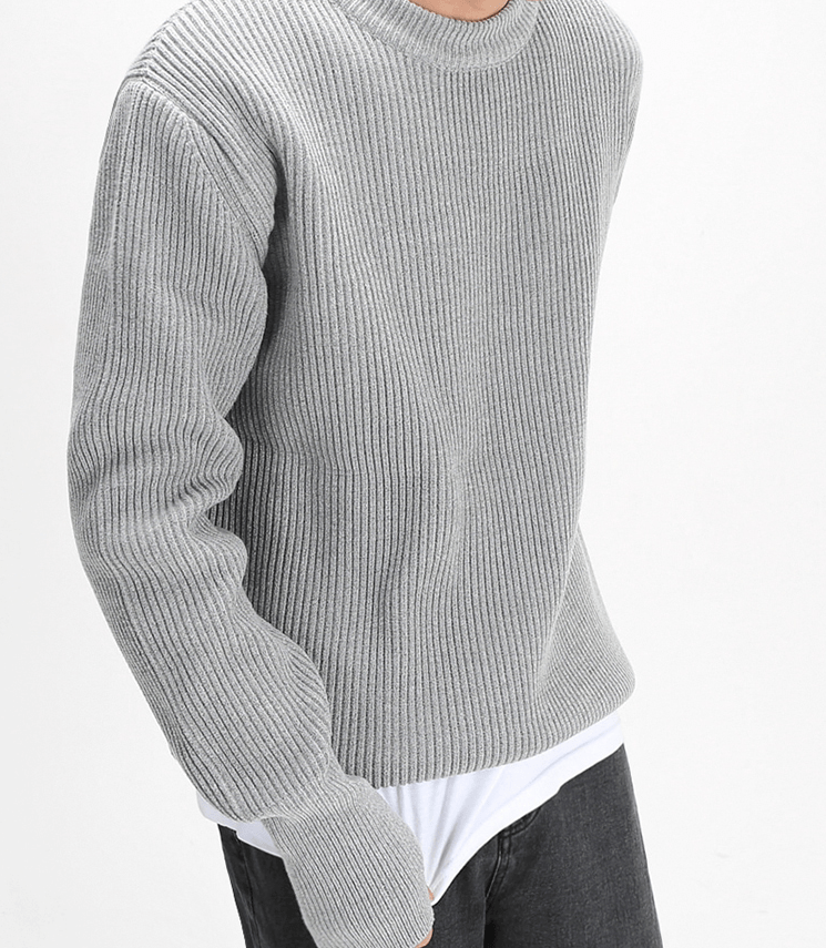 Pull à col rond pour hommes - Confort et style intemporel - Projet Paris - Idéal pour une tenue casual