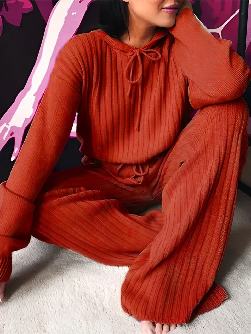 Ensemble d'automne douillet pour femmes - Projet Paris - Confort et chaleur