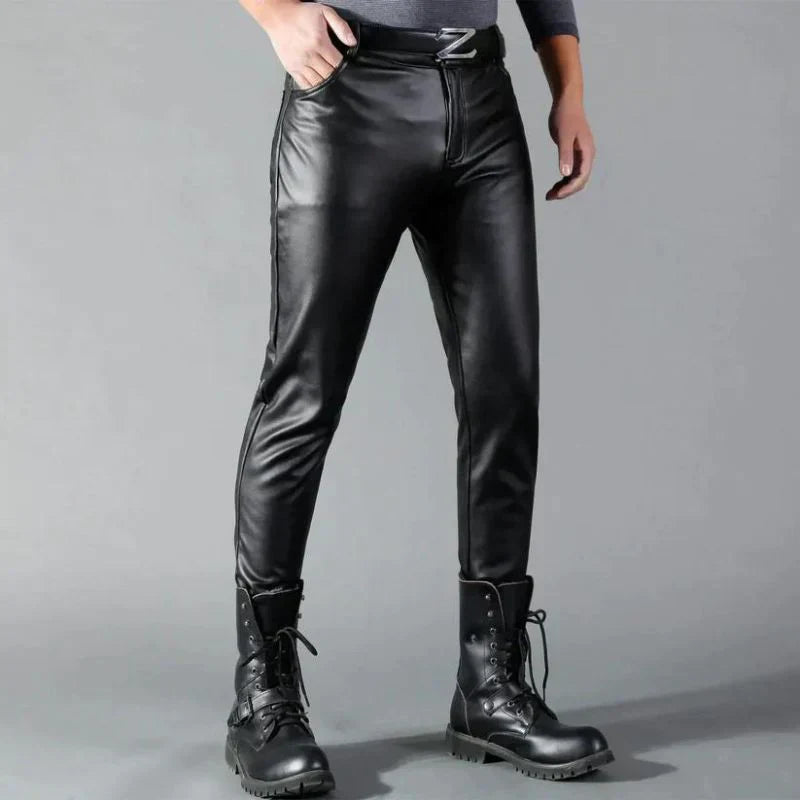 Pantalon cuir homme élégant Orson™ – Projet Paris – Touche luxueuse et moderne