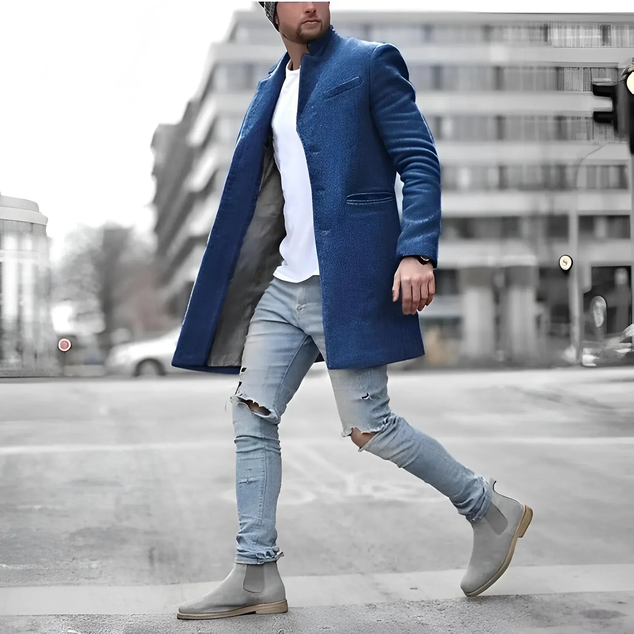 Plumeau en laine élégante - Chic et Raffiné - Projet Paris - Parfait pour un look élégant
