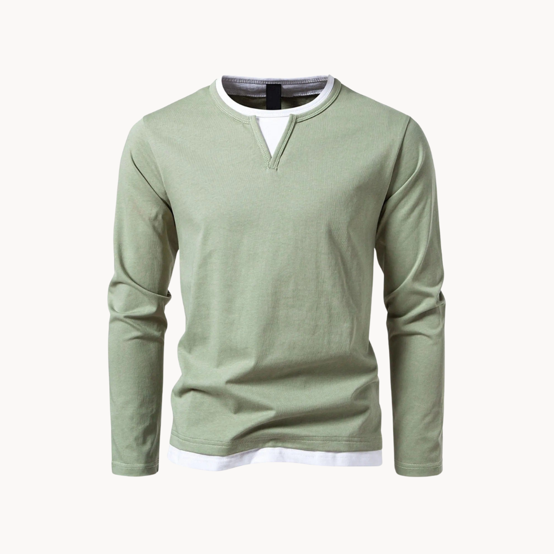 Chemise à manches longues moderne – Design contemporain – Projet Paris – Élégance décontractée