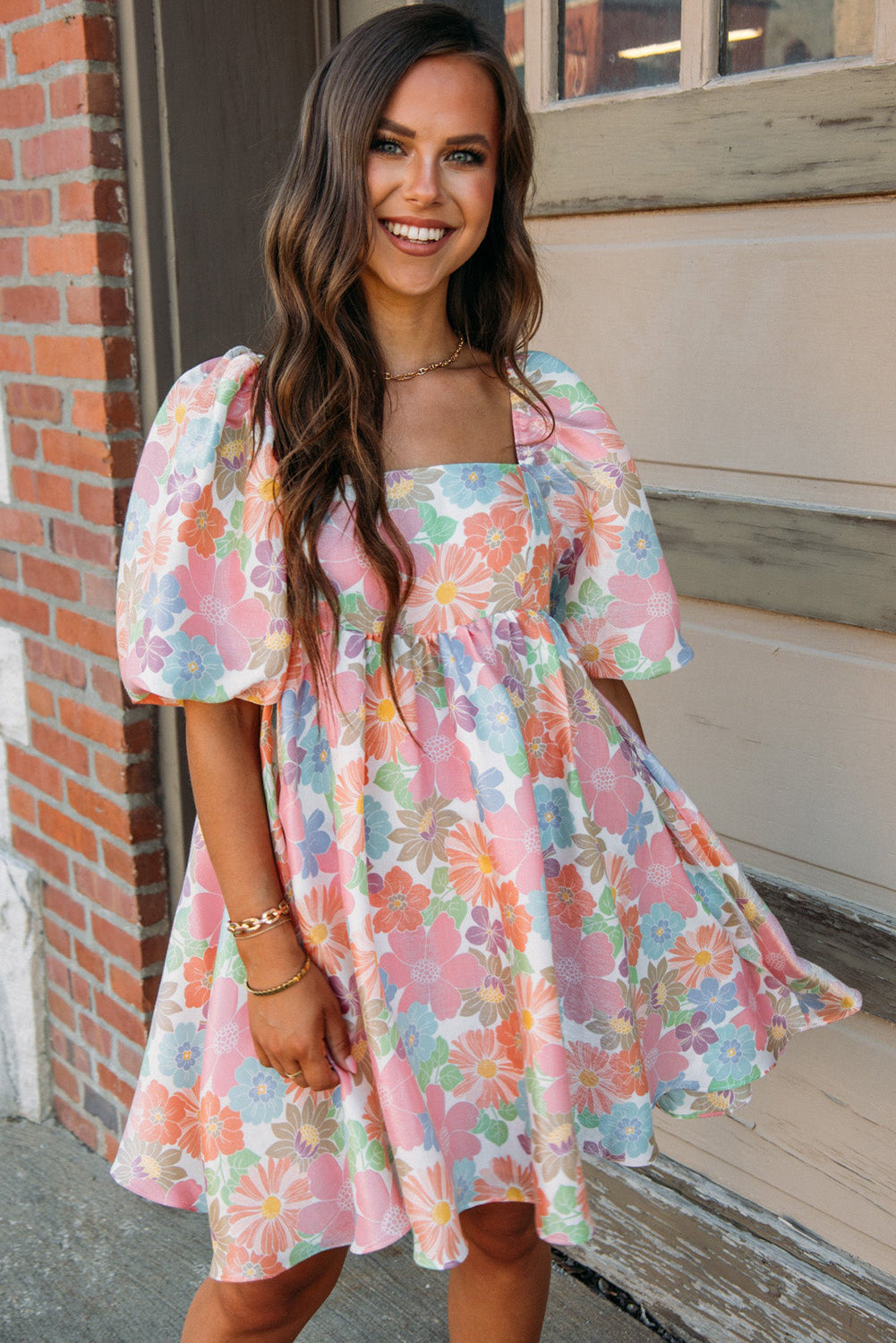 Robe Babydoll Fleurie Rose – Projet Paris – Détails Vintage – Tendance Printanière