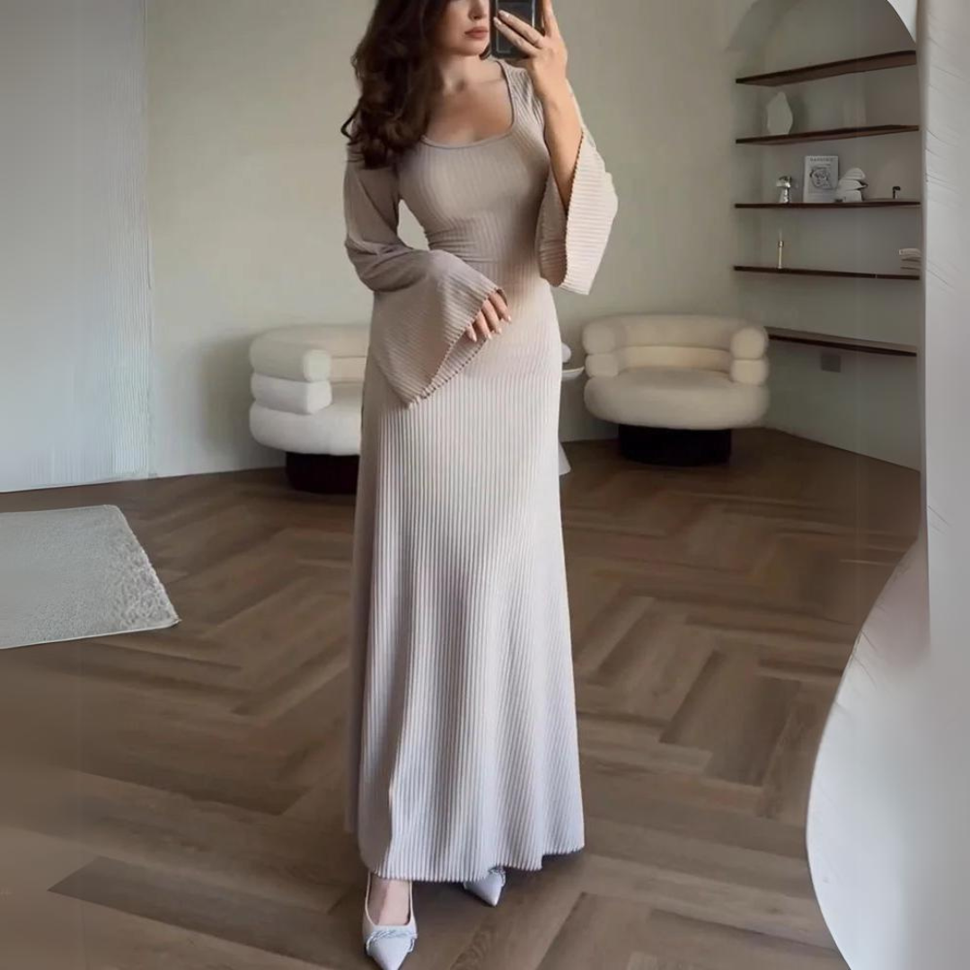 Robe à manches longues - Projet Paris - Style intemporel et féminin - Parfaite pour toutes les occasions