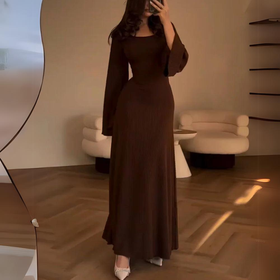 Robe à manches longues - Élégante et confortable - Projet Paris - Parfaite pour toutes les occasions