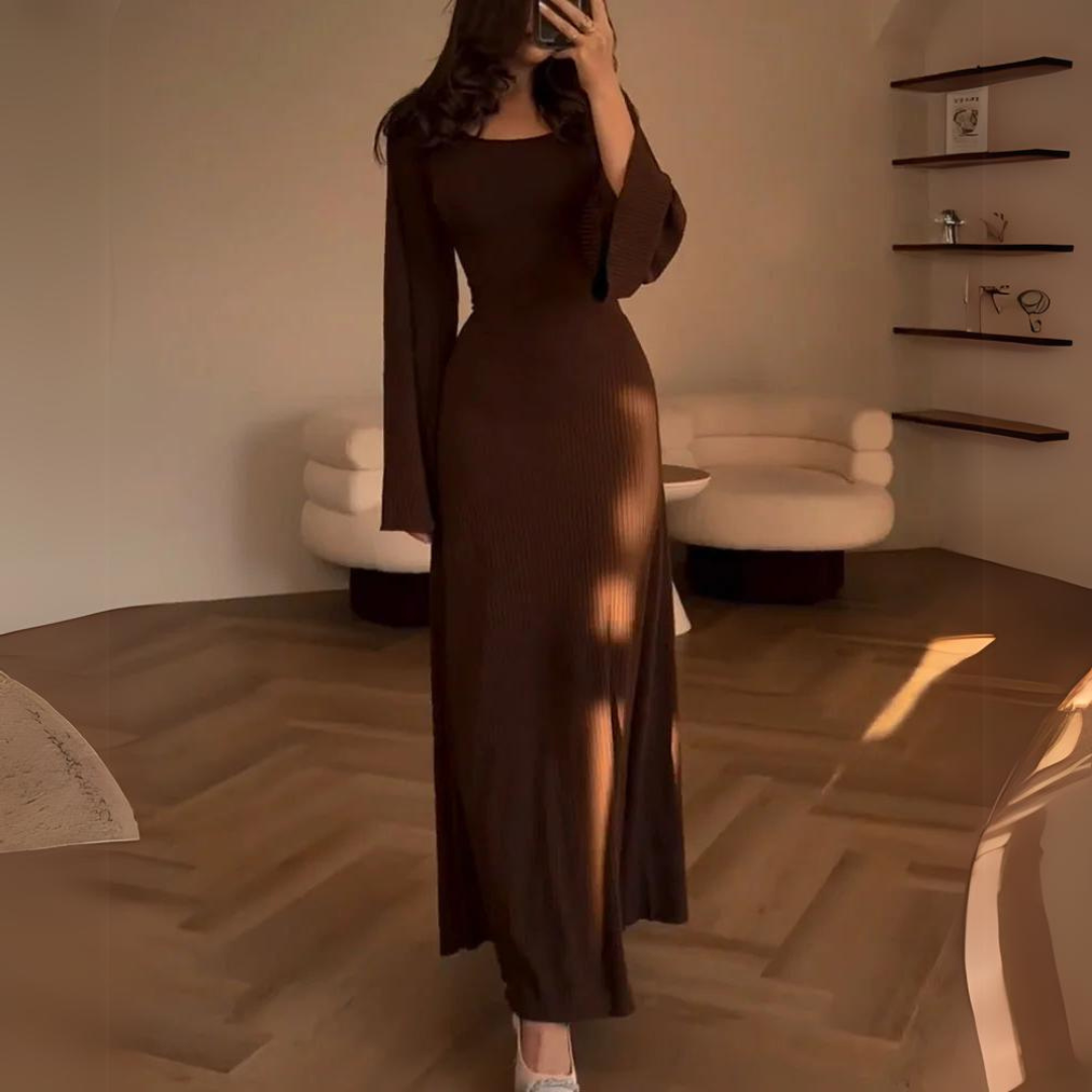 Robe à manches longues - Élégante et confortable - Projet Paris - Parfaite pour toutes les occasions