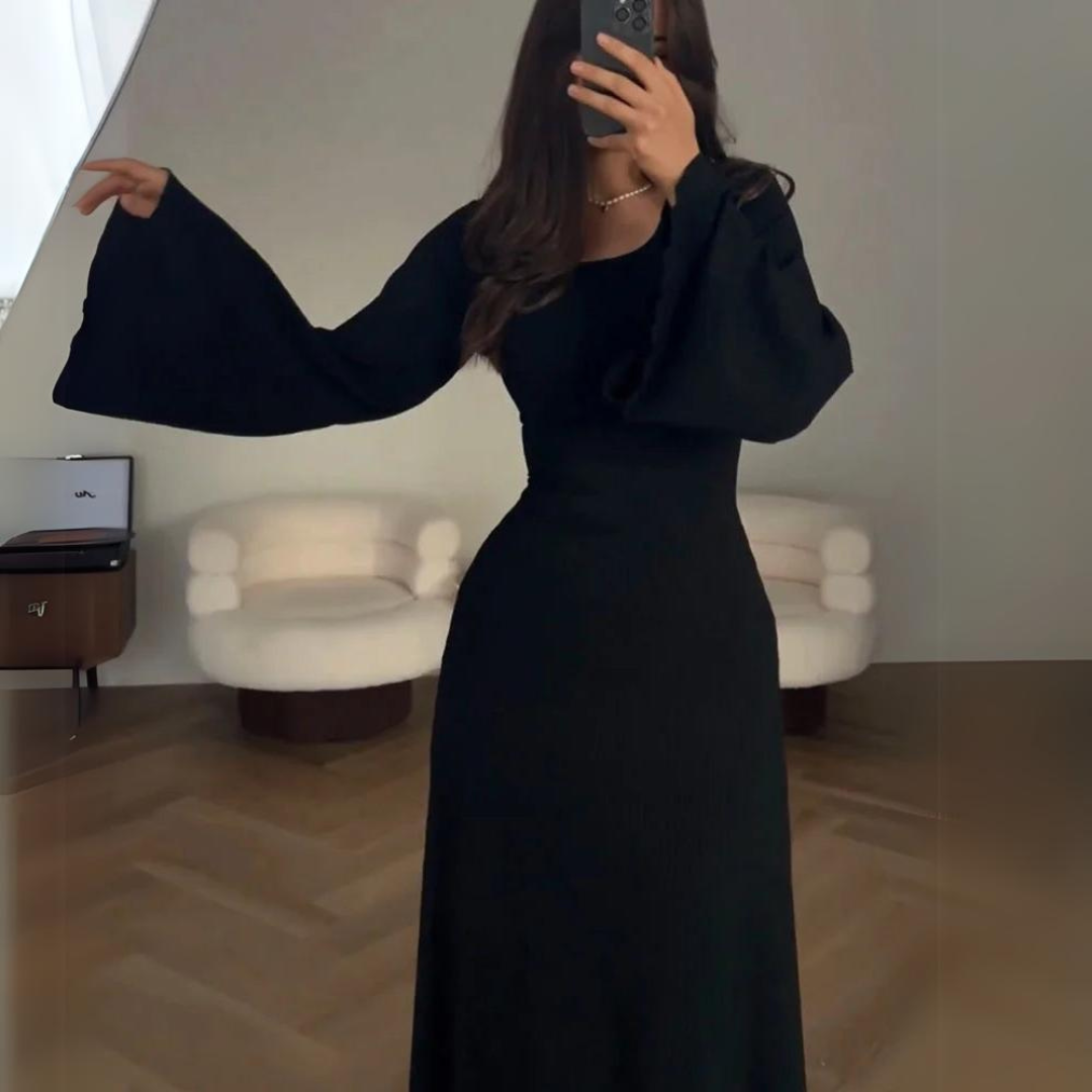 Robe à manches longues - Élégante et confortable - Projet Paris - Parfaite pour toutes les occasions