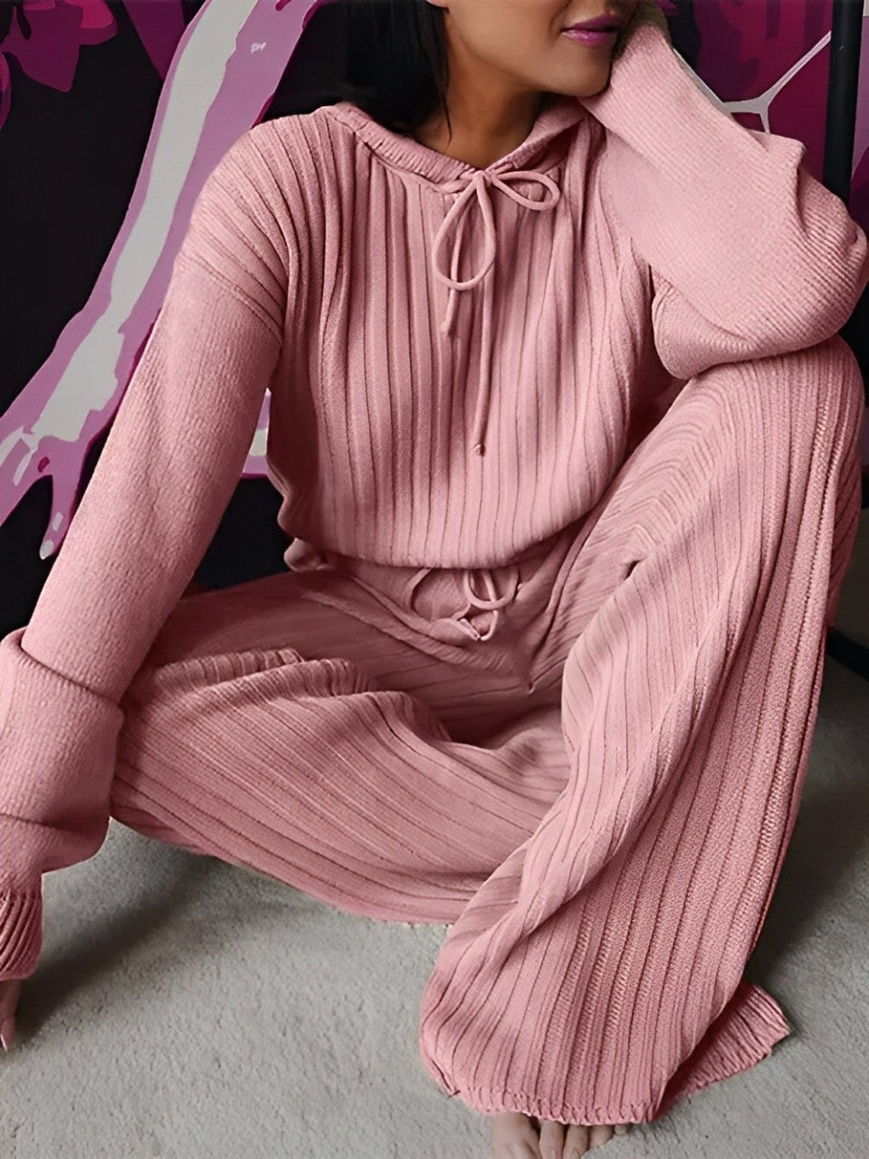 Ensemble d'automne douillet pour femmes - Projet Paris - Confort et chaleur