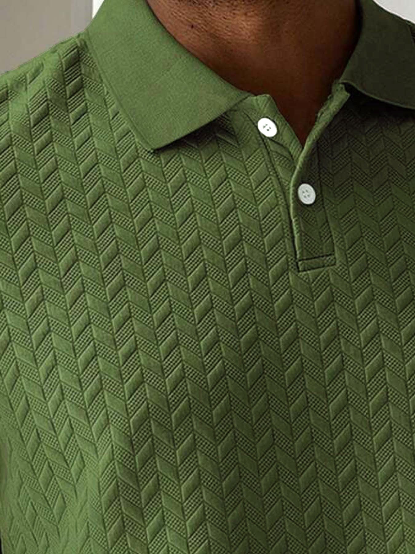 Polo homme élégant – Texture raffinée et col boutonné – Projet Paris – Confort décontracté