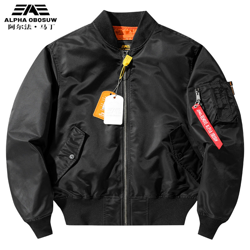 Blouson pilote MA1 rembourré pour hommes - Style aviateur - Projet Paris - Chaud