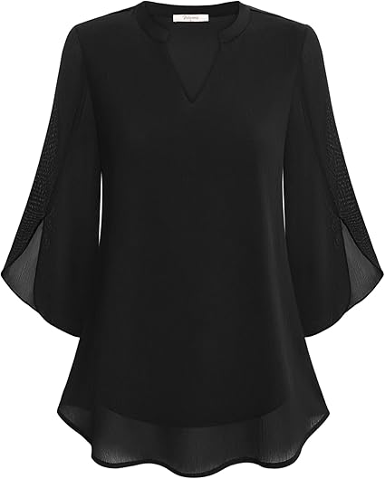 Blouse Chic à Étages – Projet Paris – Style sophistiqué – Polyvalente et féminine