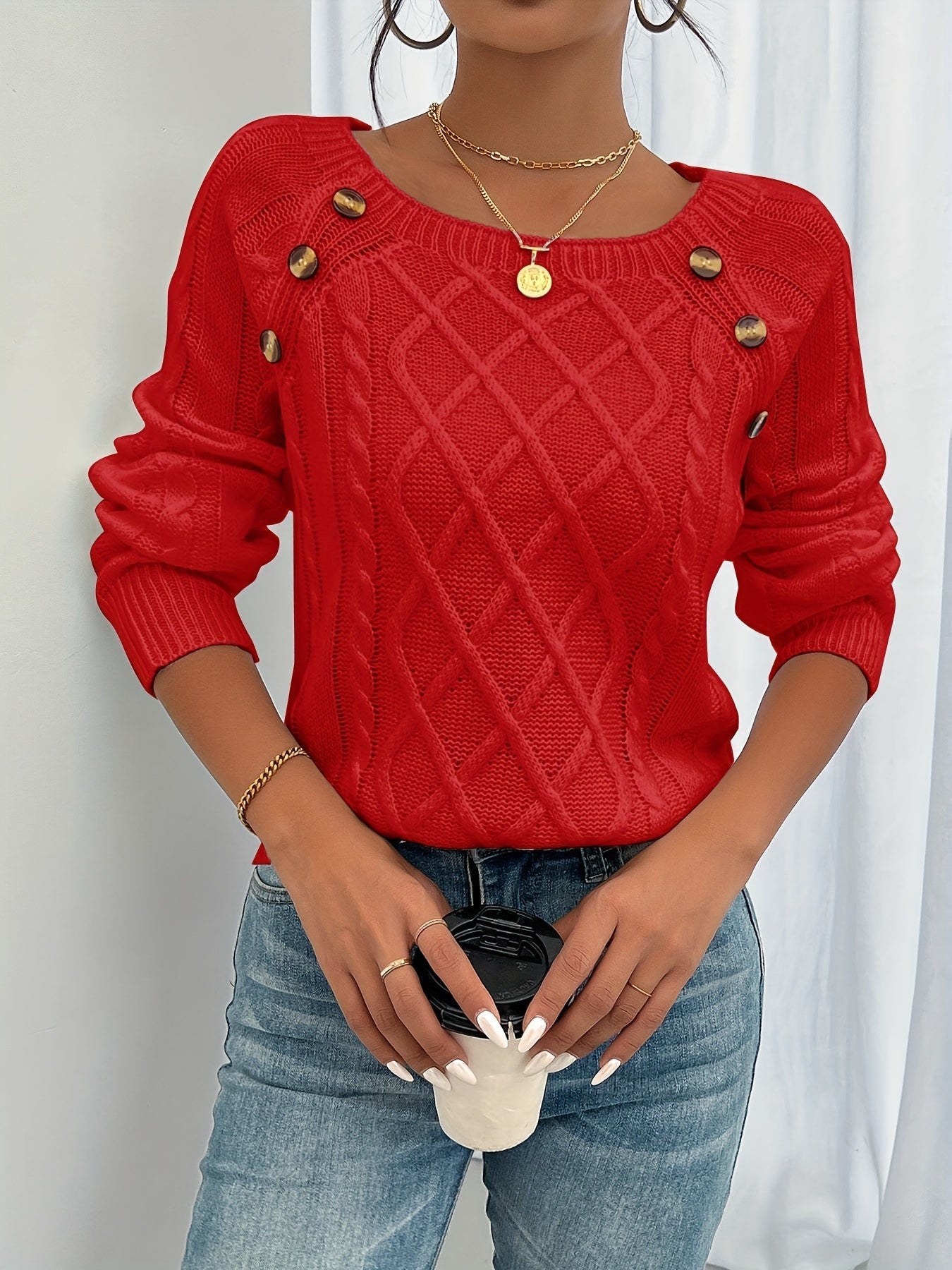 Pull à col rond - Projet Paris - Simplicité et confort - Parfait pour un look décontracté