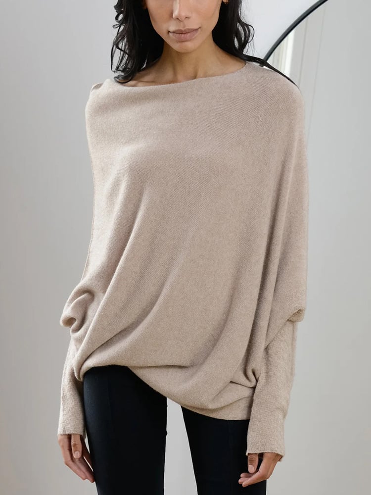 Pull confortable avec finition élégante sur l'épaule pour femmes - Projet Paris - Chic et pratique