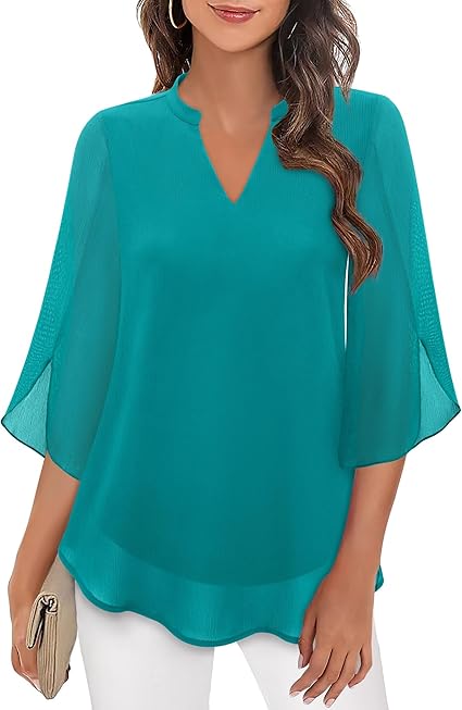 Blouse Chic à Étages – Projet Paris – Style sophistiqué – Polyvalente et féminine