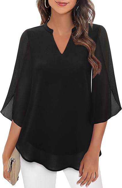 Blouse Chic à Étages – Projet Paris – Style sophistiqué – Polyvalente et féminine