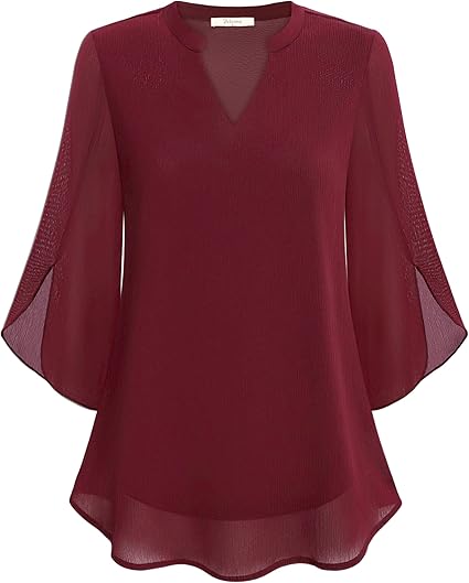 Blouse Chic à Étages – Projet Paris – Style sophistiqué – Polyvalente et féminine