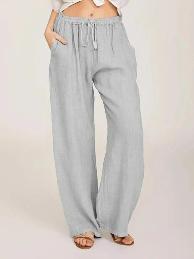Pantalon taille haute respirant pour femmes - Projet Paris - Léger et chic