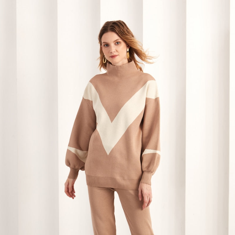 Ensemble tricoté deux pièces - Confort et élégance - Projet Paris - Pratique, doux, stylé