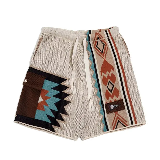 Short Homme à Imprimé Tribal – Colin – Projet Paris – Originalité Estivale et Grand Confort