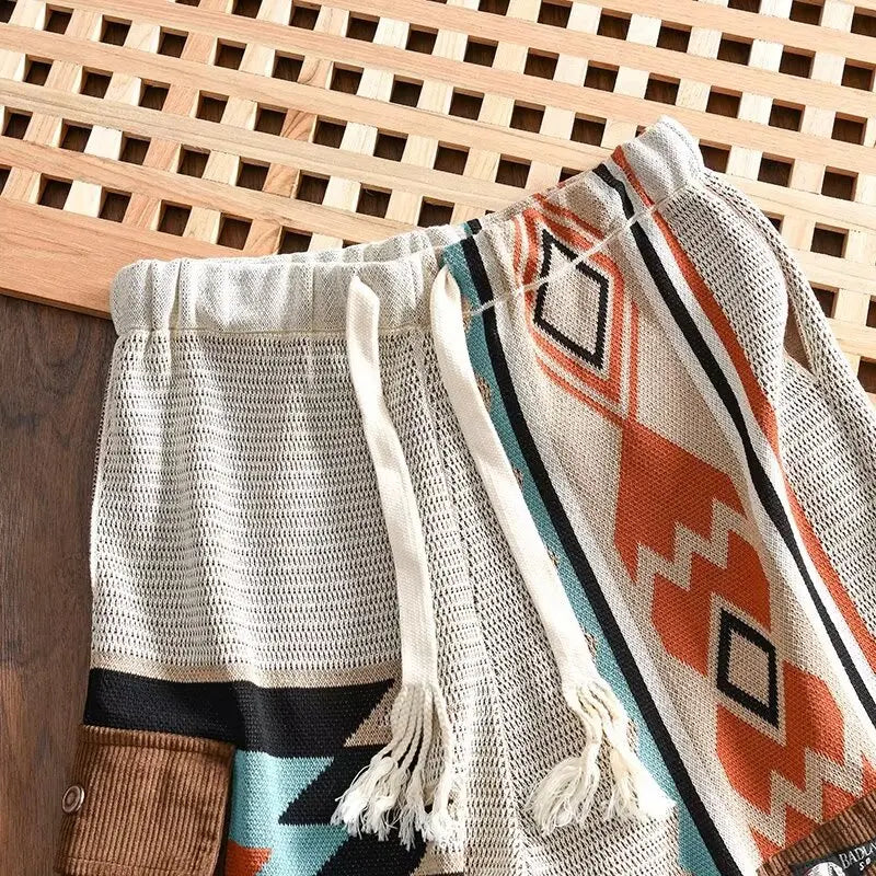 Short Homme à Imprimé Tribal – Colin – Projet Paris – Originalité Estivale et Grand Confort
