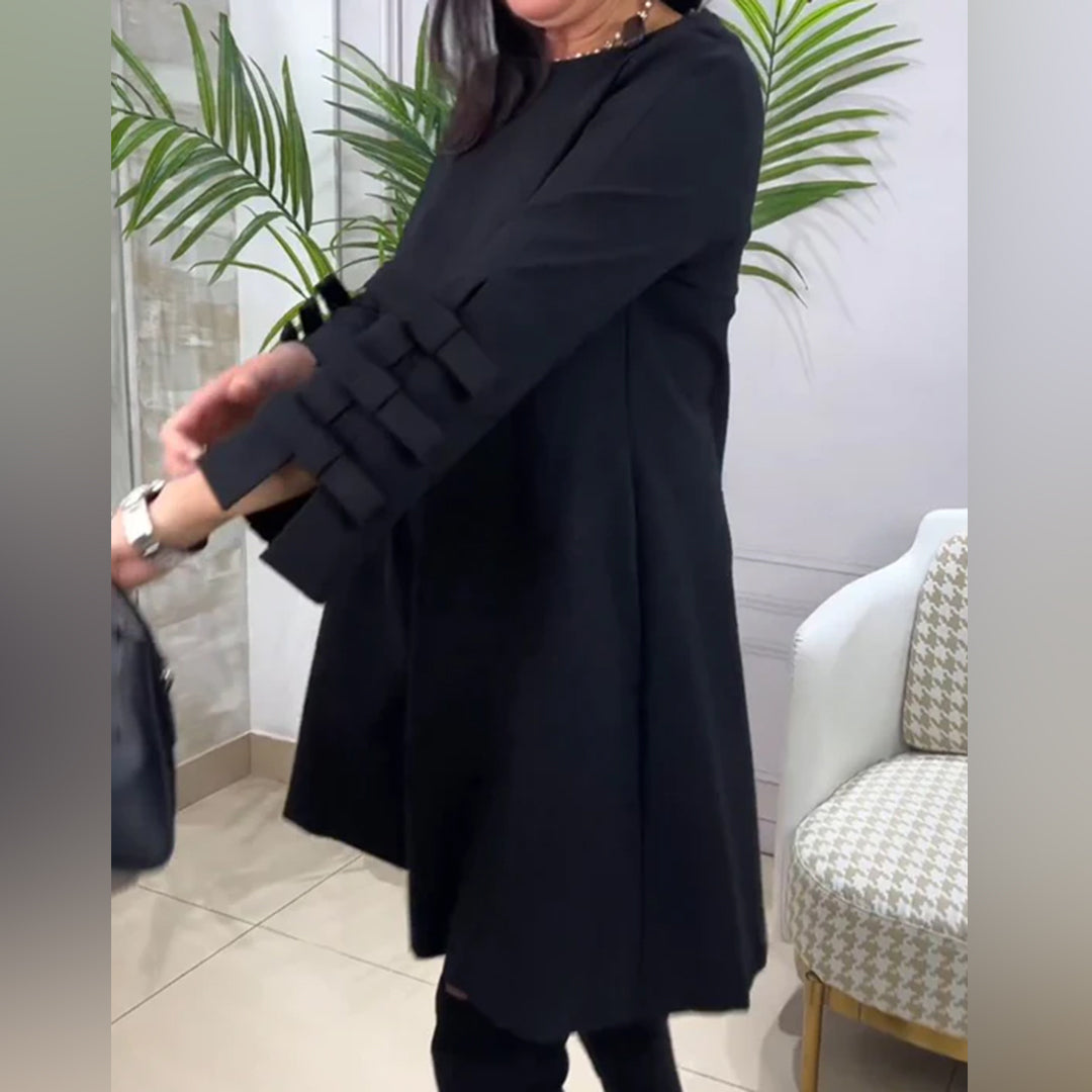 Robe décontractée à manches longues pour femmes - Confortable - Projet Paris - Look casual -