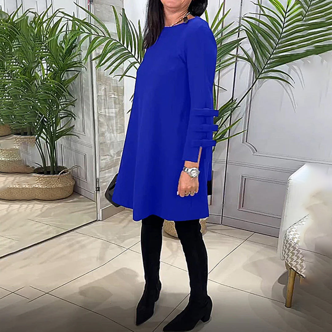 Robe décontractée à manches longues pour femmes - Confortable - Projet Paris - Look casual -