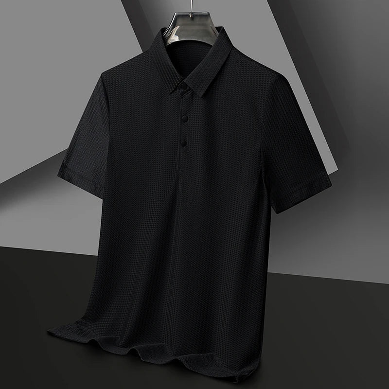 Polo en maille respirante – Projet Paris – Confort technique et style raffiné