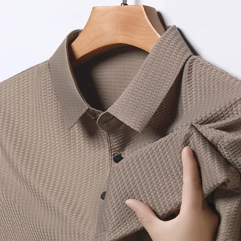 Polo en maille respirante – Projet Paris – Confort technique et style raffiné
