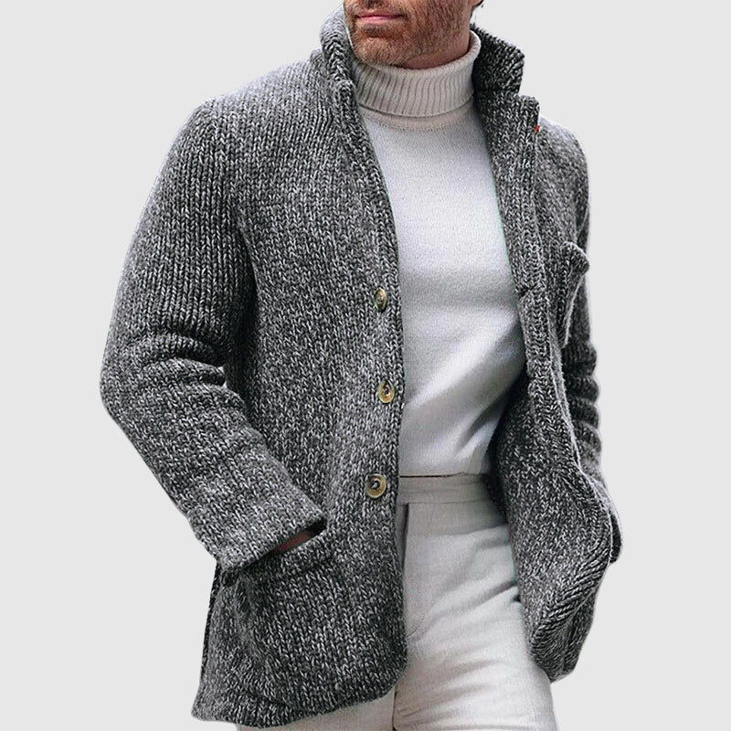 Pull à boutonnière simple - Élégance et Confort - Projet Paris - Look chic et décontracté
