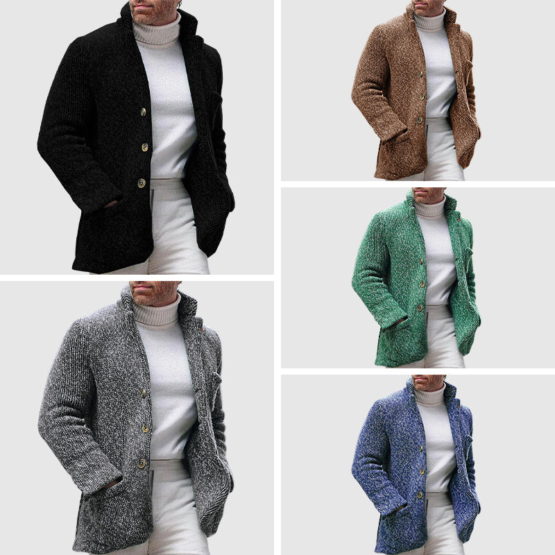 Pull à boutonnière simple - Élégance et Confort - Projet Paris - Look chic et décontracté