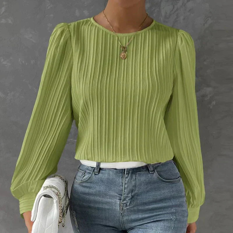 Blouse Plissée – Projet Paris – Élégance intemporelle – Confort et fluidité